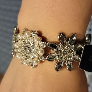 Cookie Lee Genuine Crystal Bracelet